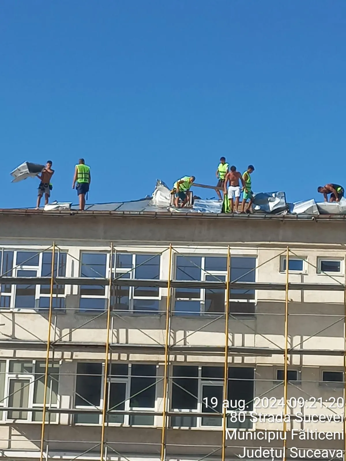 Detalii Execuție Școala Cuza Fălticeni