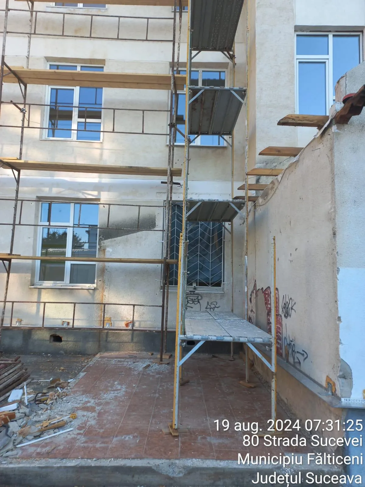 Detalii Execuție Școala Cuza Fălticeni