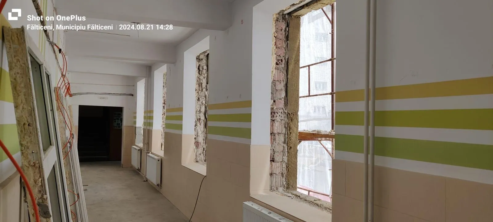 Detalii Execuție Școala Cuza Fălticeni